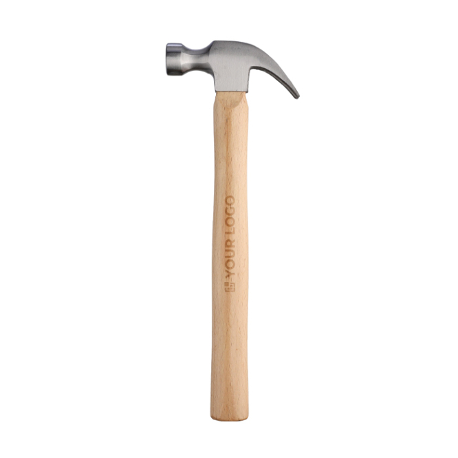 Hammer mit Griff aus Buchenholz und Kopf aus Stahl