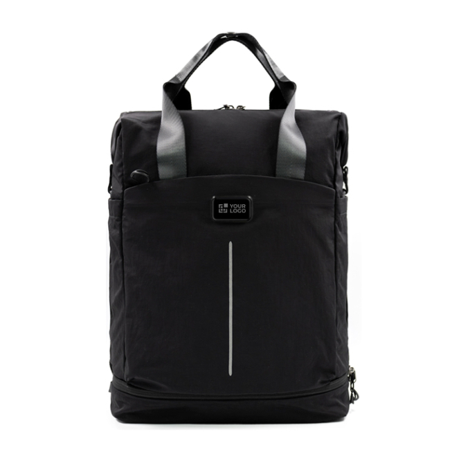 Nylon-Wochenendrucksack mit Laptopfach BrandCharger 16''