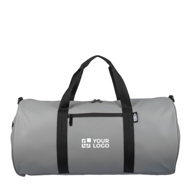 Wasserabweisende Sporttasche aus recyceltem Polyester mit Doppelgriff