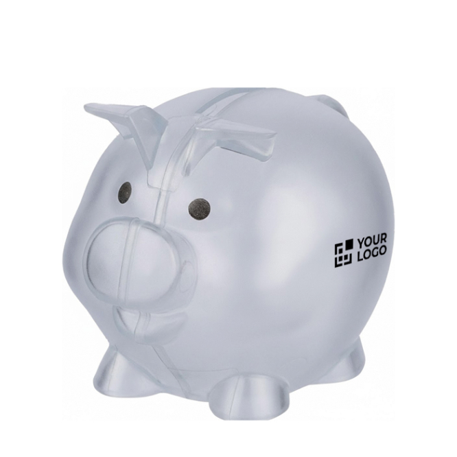 Sparschwein aus recyceltem Kunststoff zum Personalisieren