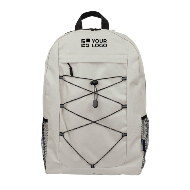 Sport-Rucksack mit Elastikbändern und seitlichen Netztaschen