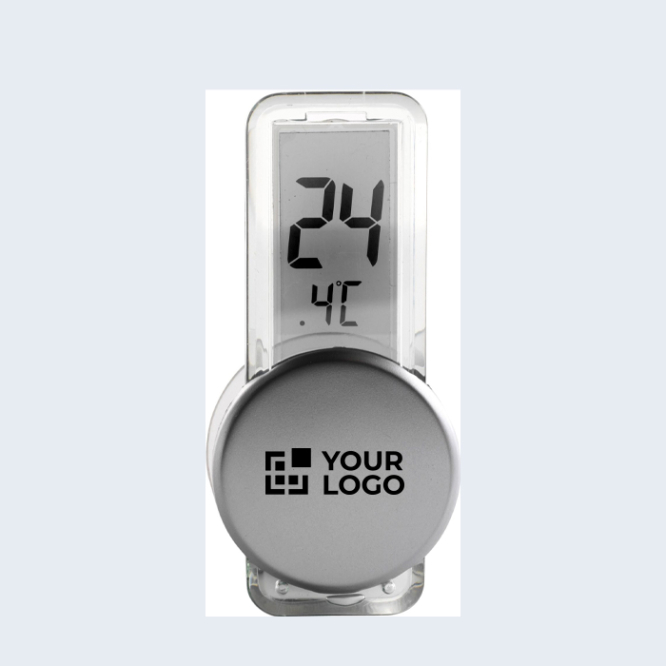 Digitale Wetterstation mit Saugnapf zur Befestigung an Oberflächen