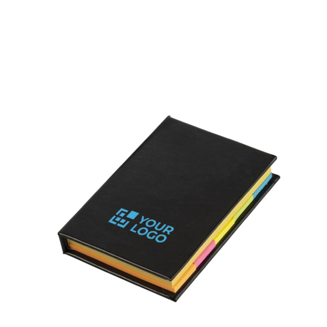 Haftnotizen Hardcover mit Blättern in versch. Größen & Farben