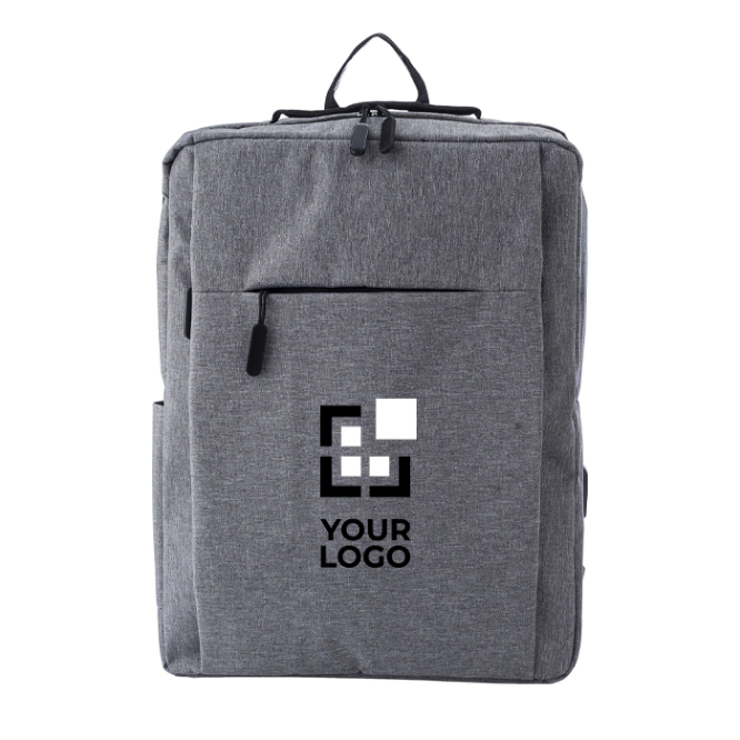 Business-Rucksack Polyester mit USB für Laptops bis 15