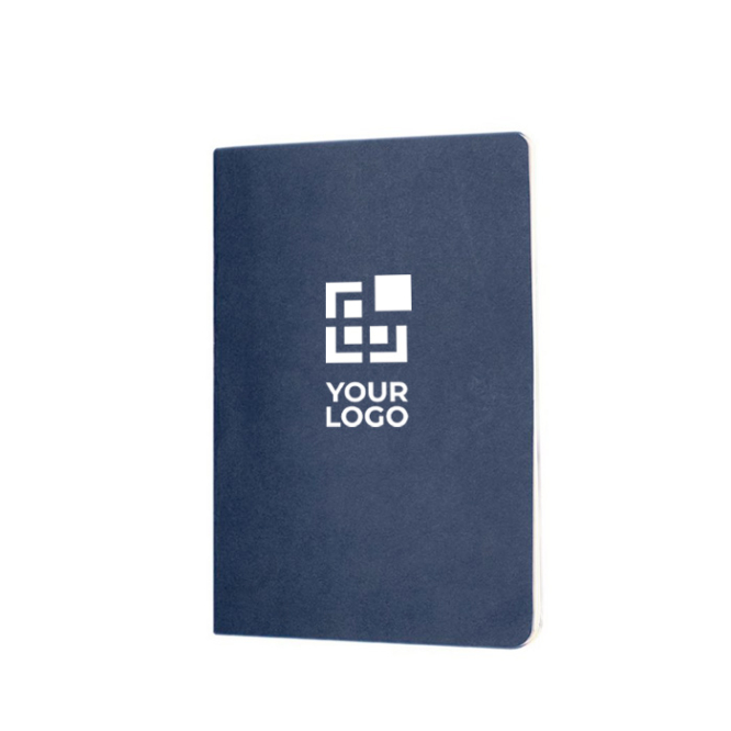 A5-Notizbuch mit Kartoneinband und linierten Seiten