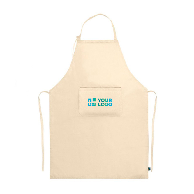 Schürze aus Fairtrade-Baumwolle mit verstellbarem Verschluss, 180 g/m2