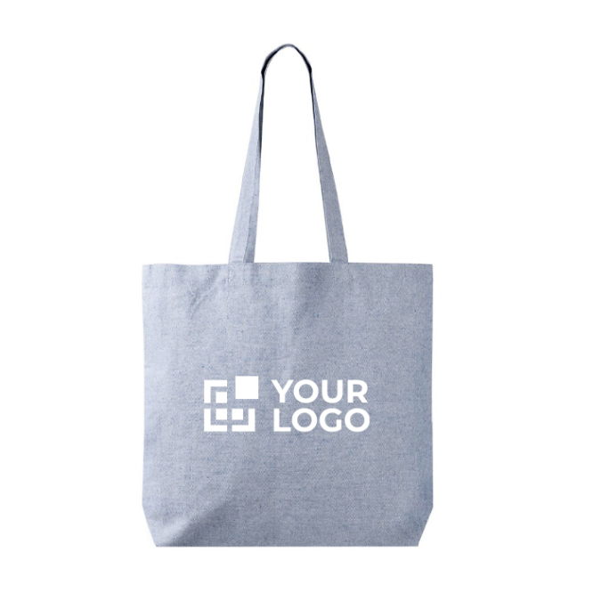 Baumwoll-Polyester-Tote-Bag mit langen Henkeln, 220 g/m²