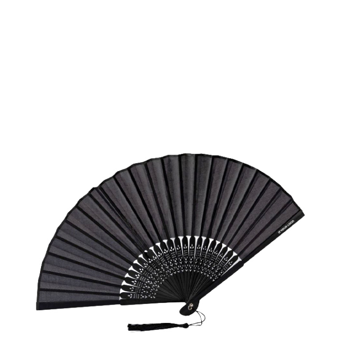 Fächer aus Bambus und Polyester 21 cm
