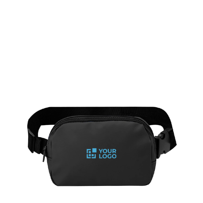Gürteltasche aus PU mit Hauptfach und verstellbarem Gurt
