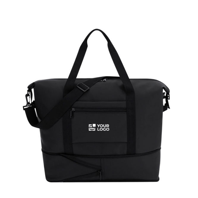 Erweiterbare Tasche mit zwei Griffen und Fronttasche für Trolley