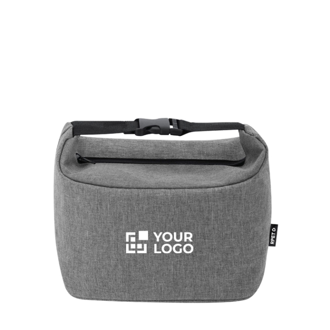 Kühltasche aus recyceltem Kunststoff mit Schnallenverschluss