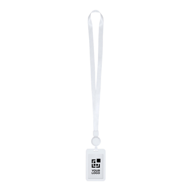Ausziehbares Lanyard mit abnehmbarem Kartenhalter und Clip