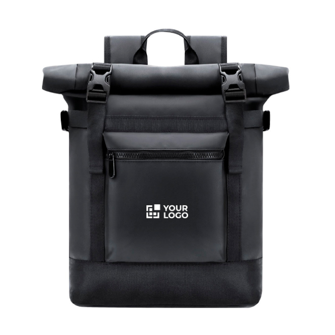 Rolltop-Rucksack für Laptop mit Trolleyband, 15