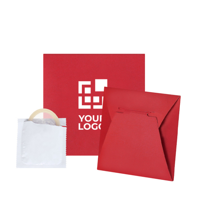 Latexkondom im Einzeletui zum Bedrucken