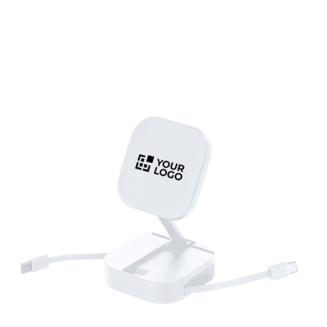 2-in-1 Ladekabel aus Kunststoff mit Magnethalterung 60 W