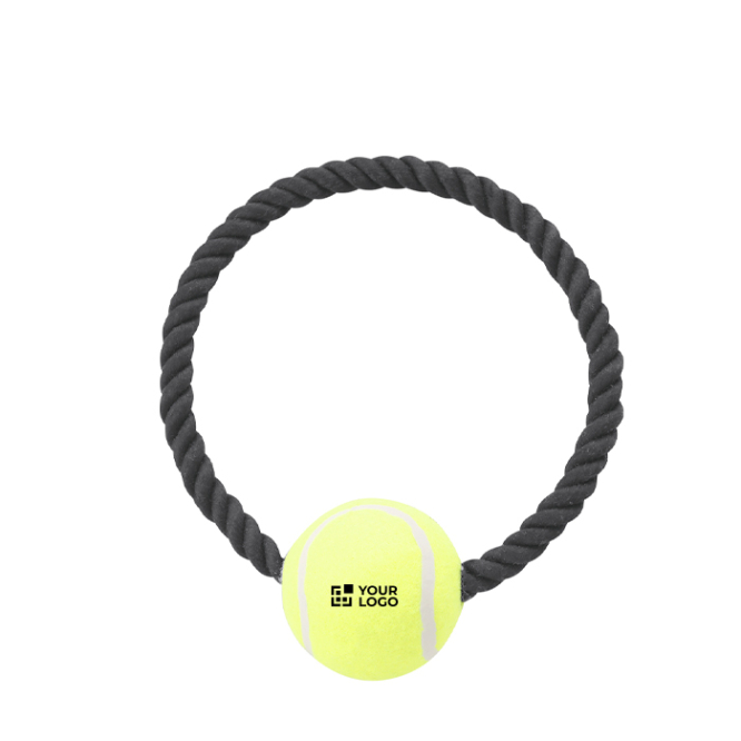 Beißspielzeug mit Tennisball, ideal für Hunde