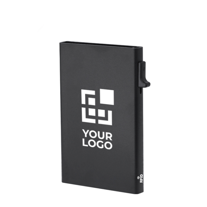 Aluminium-Kartenetui mit Magnethalterung und RFID-Blockierung