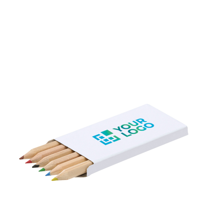 Bleistifte aus Holz im Kartonetui zum Personalisieren