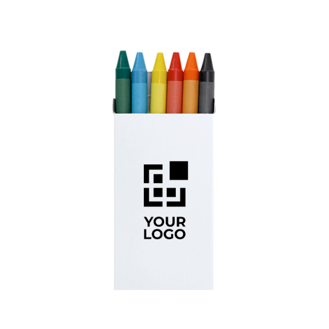 Wachsmalstifte Set in Schachtel aus recyceltem Karton