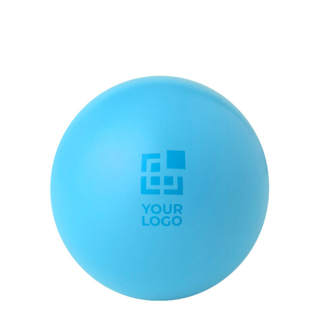 Glänzender PU-Stressball in verschiedenen Farben zur Personalisierung
