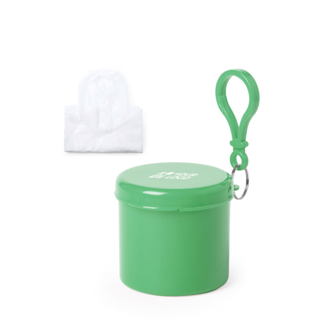 Poncho mit bedruckter Schachtel