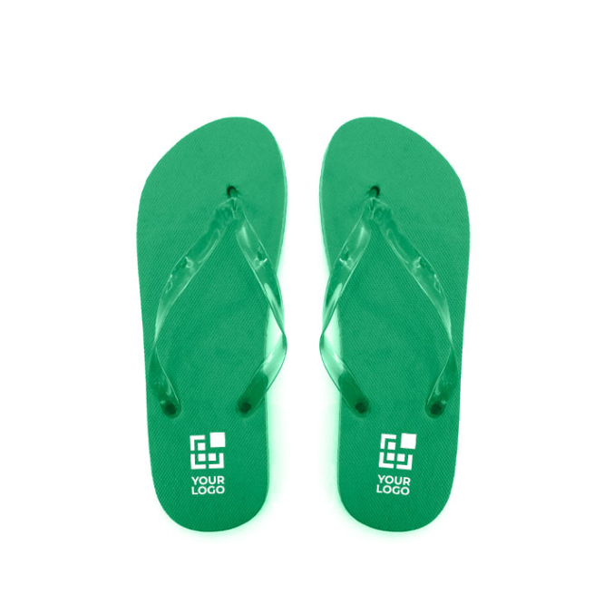 Flip Flops mit Logo und EVA-Sohle und transparenten Bändern Pool 