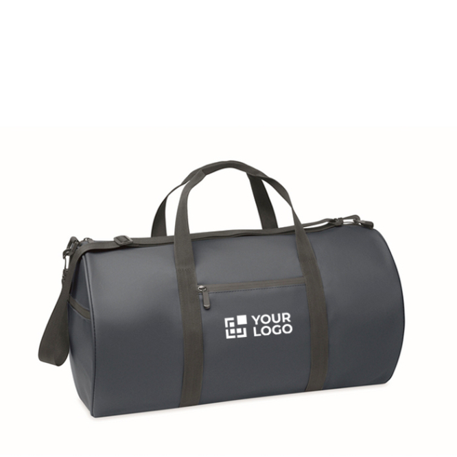 Reisetasche Polyester/PU mit Seitenfächern
