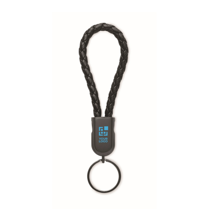Schwarzes PU-Armband 60W Ladekabel