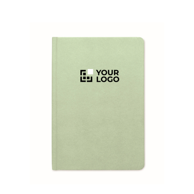 Notizbuch aus Zuckerrohr mit Hardcover, A5, liniertes Papier