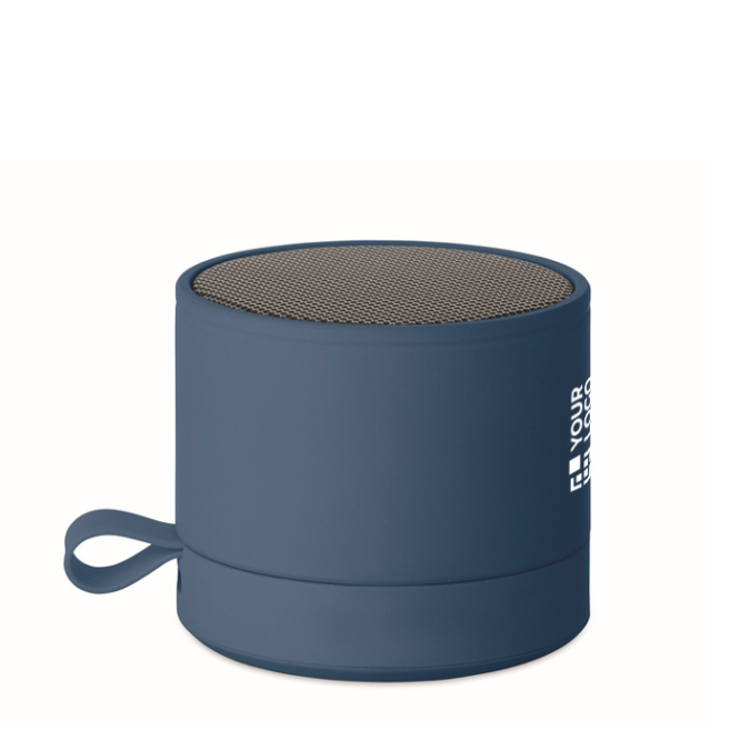 Kompakter kabelloser Metalllautsprecher mit Gummioberfläche 3W