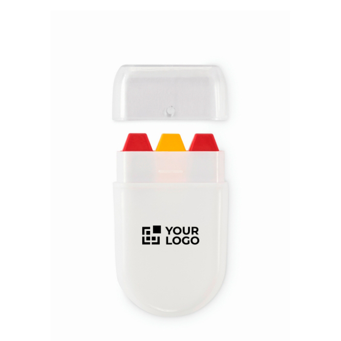 Körpermalstift mit verschiedenen Flaggenfarben im Etui