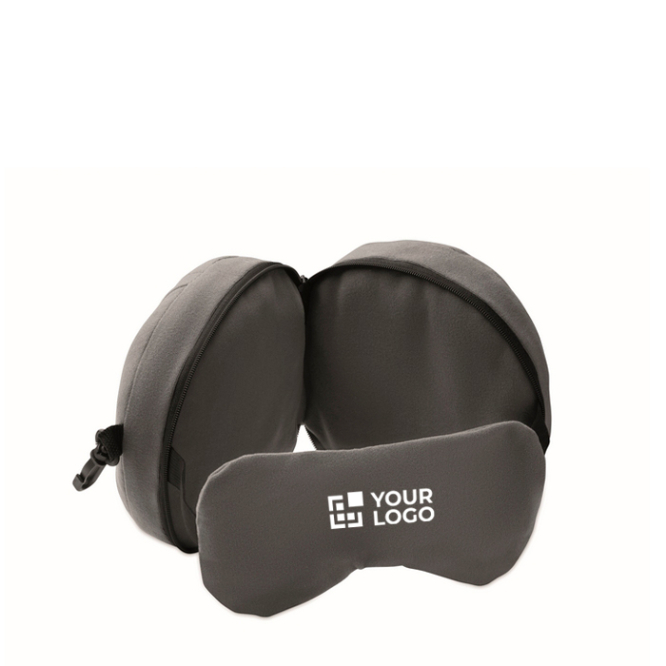 2 in 1 Reisekissen mit integrierter Schlafmaske