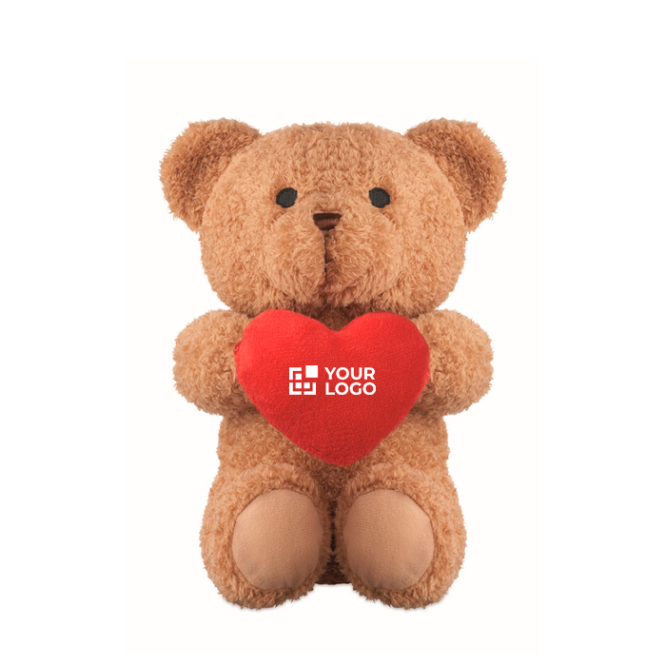 Großer Teddybär 23 cm mit rotem Herz