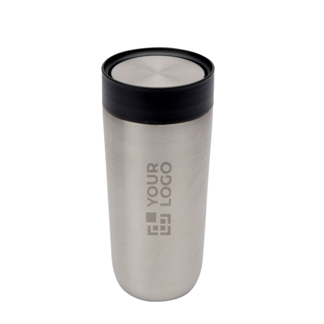Thermobecher To Go aus Edelstahl mit Druckverschluss, 350 ml