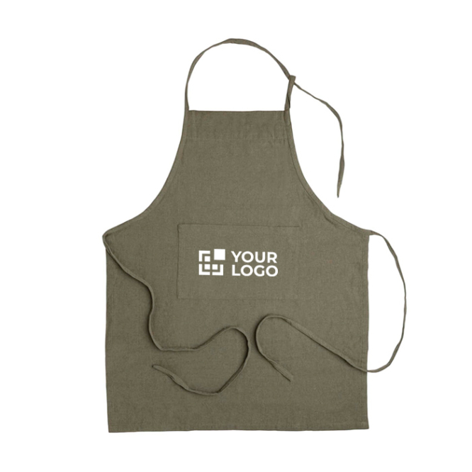 Handgewebte Schürze aus recycelter Baumwolle für Veranstaltungen Originalhome