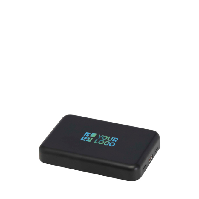 Magnetische Wireless-Powerbank aus recyceltem Kunststoff 5.000 mAh