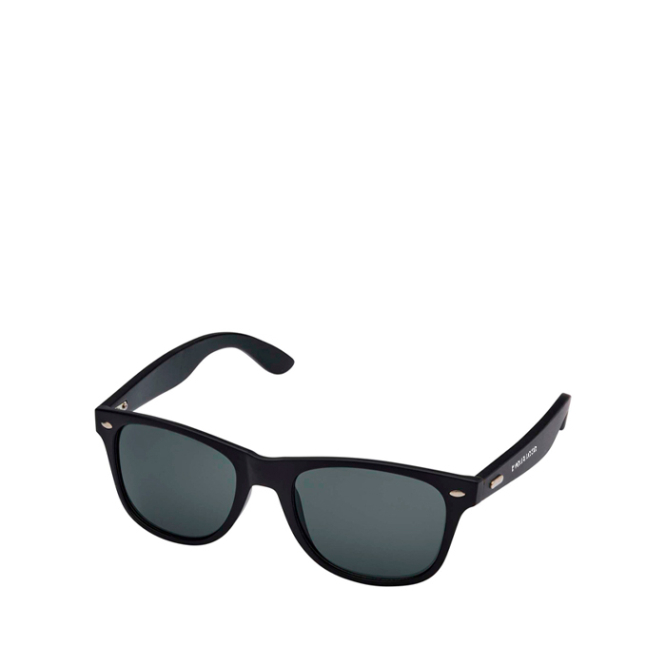 Retro-Sonnenbrille mit Bambusbügeln und schwarzem Futter
