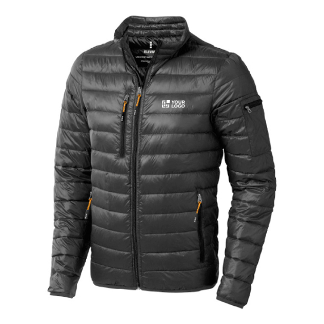 Bedruckte Daunenjacke Ansicht mit Druckbereich
