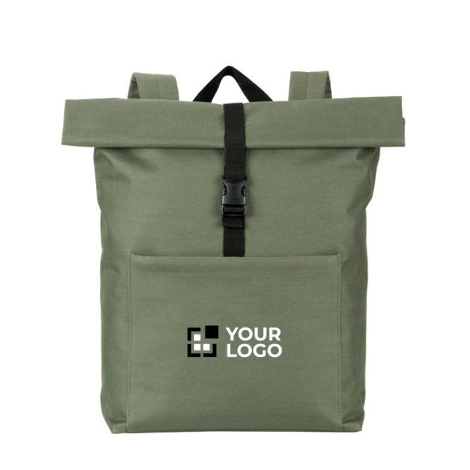 Multifunktionaler Laptop-Rucksack mit Rollverschluss, 17,3
