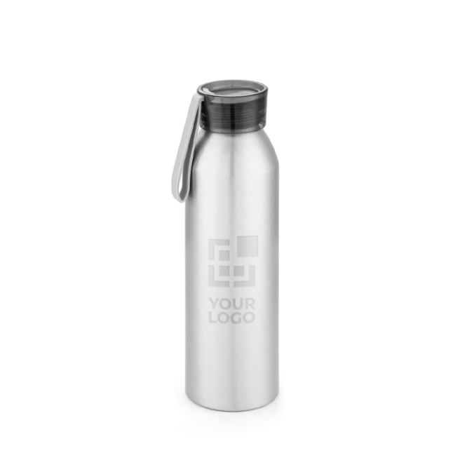 Auslaufsichere Aluminiumflasche mit Silikongriff 660ml