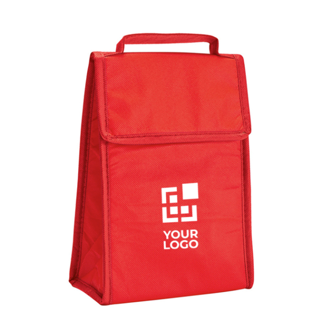 Faltbare Thermotasche mit Logo Ansicht mit Druckbereich