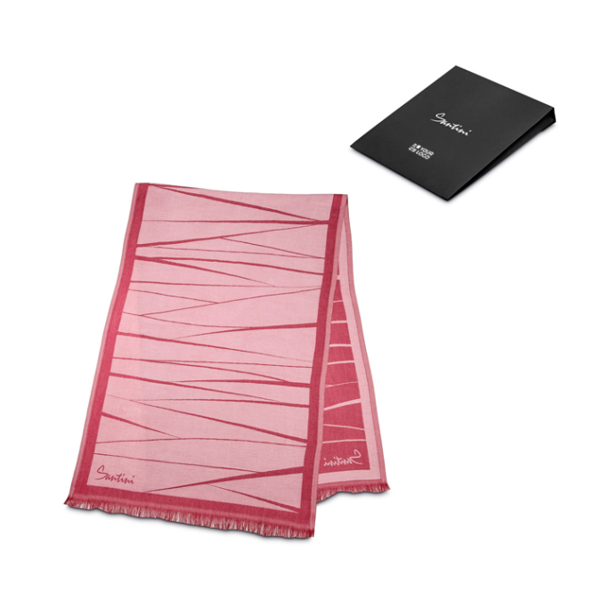 Stylischer Damenschal aus Viskose und Polyester 225 g/m2