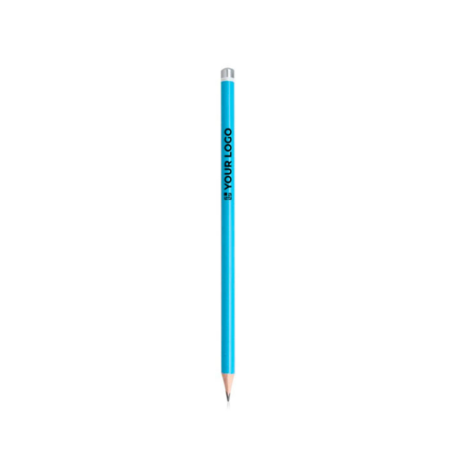 Ergonomischer Bleistift in Dreiecksform in vielen Farben Ansicht mit Druckbereich