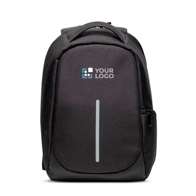 Diebstahlsicherer Nylon-Rucksack für Laptop mit Rückentasche 15,6