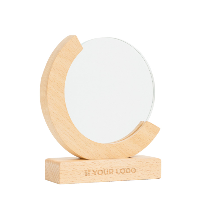 Trophäe aus Holz und Glas mit Globus-Design und Geschenkbox