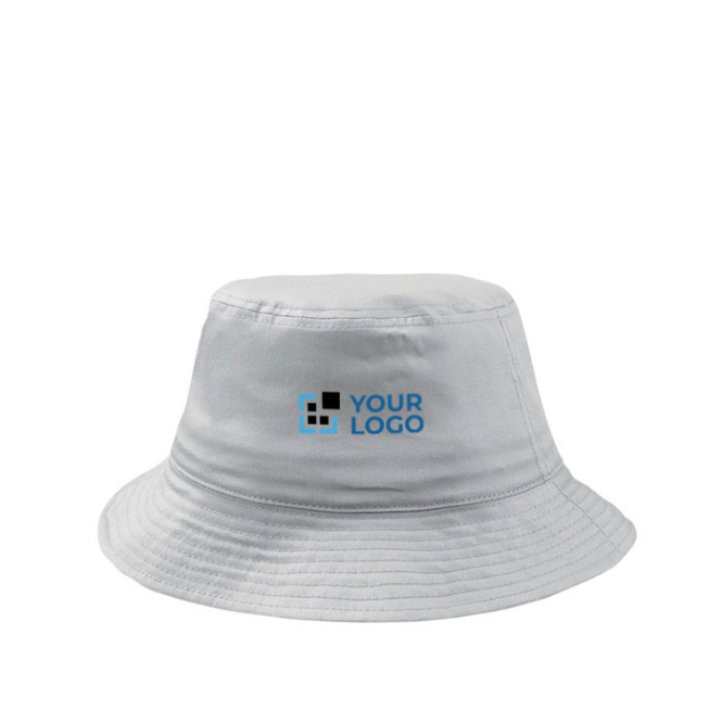 Basecap aus recyceltem Polyester mit 6 Paneelen und Deko am Visier Ansicht mit Druckbereich