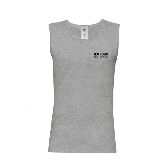 Ärmelloses Baumwollshirt für Herren, 145 g/m2, B&C, 