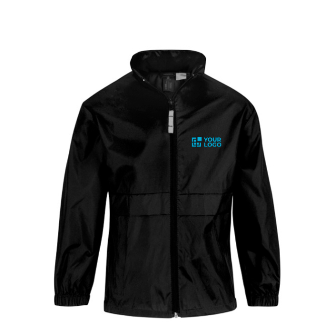 Wasserabweisende Kinder-Windjacke aus Nylon, B&C 