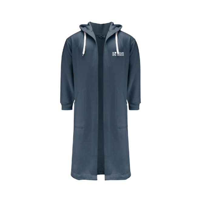 Bademantel mit Kapuze Baumwolle/Poly S/M