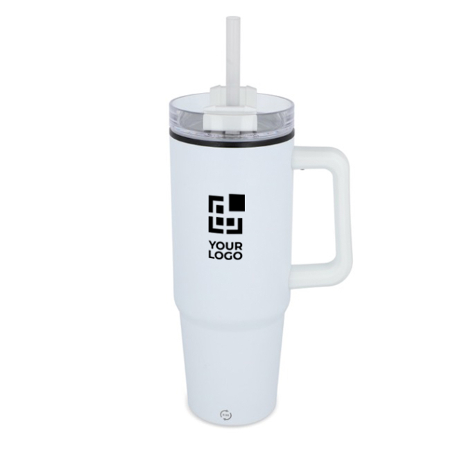 Edelstahlbecher, der in jeden Getränkehalter passt, 800 ml